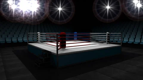 Boxing ring. Stock Footage 46891277