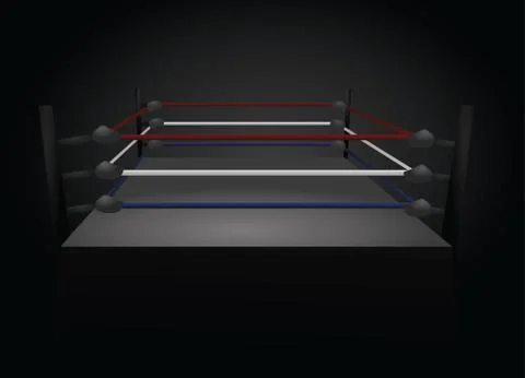 Boxing ring Illustrazione stock