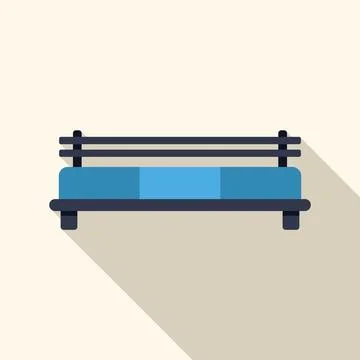 Boxing ring representing competition, fighting, and sports championship Stock Illustration