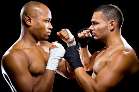 Boxing Rivals Stock Photos