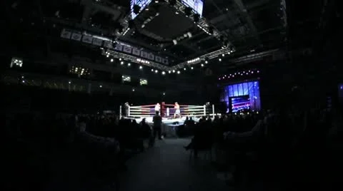 Boxing, Russia vs Argentina Stock Footage