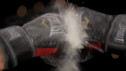 Boxing Slow Mo Stock Footage 100146588