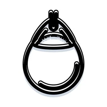 Boxing speed bag workout training icon illustration Stock Illustration