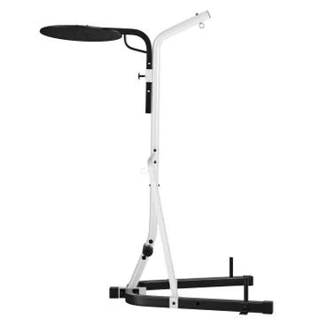 Boxing stand with a side view. 3D graphic Stock Illustration