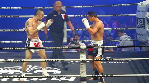 Boxing in Thailand Vídeos de archivo 40954825