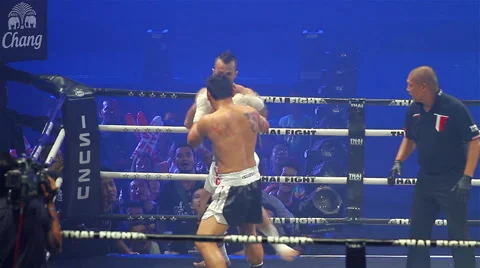 Boxing in Thailand Stock Footage 40955399