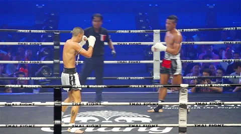 Boxing in Thailand Stock Footage 40955938