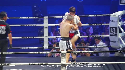 Boxing in Thailand Stock Footage 40975612