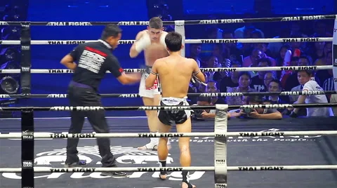 Boxing in Thailand Stock Footage 40986019