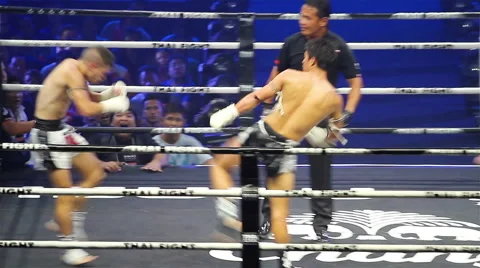 Boxing in Thailand Stock Footage 41018529