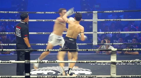 Boxing in Thailand Stock Footage 41023591