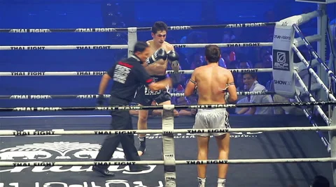 Boxing in Thailand Stock Footage 41028879