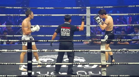 Boxing in Thailand Stock Footage 41059094