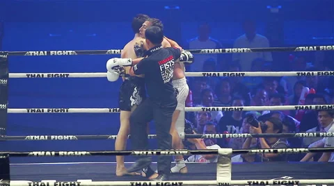 Boxing in Thailand Stock Footage 41064434