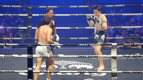 Boxing in Thailand Stock Footage 41068476