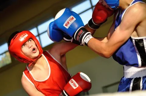 Boxing tournament Stock Photos