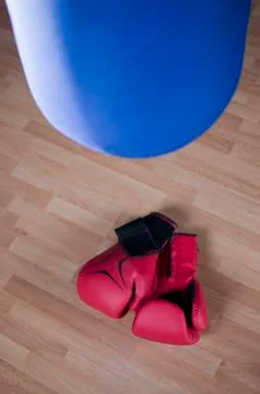 Boxing training Stock Photos