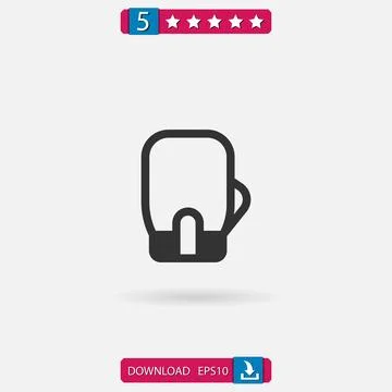 Boxing vector icon Stock Illustration