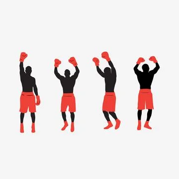 Boxing Winner Stock Illustration