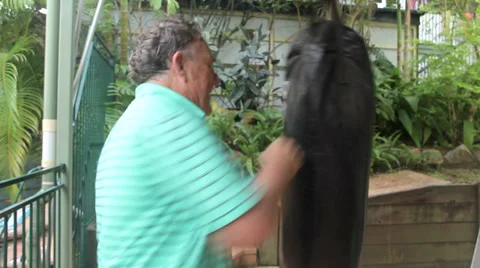 Boxing Workout Stock Footage 34491624