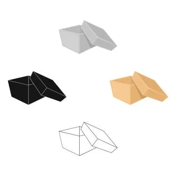 Boxing, wrapping,case, and other web icon in cartoon style.Box, container Stock Illustration