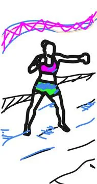 Boxing/SPORTSP5BRIEF Stock Illustration