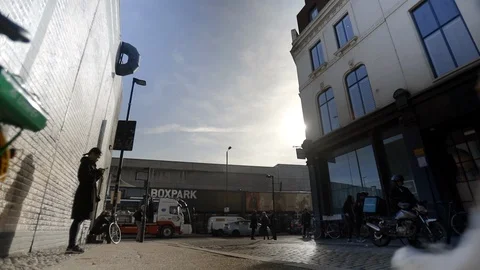 Boxpark in Shoreditch Stock-Footage 117993757