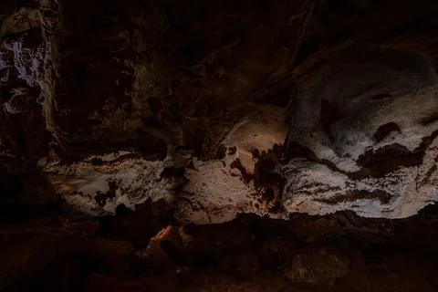 Boxwork formation inside Wind Cave National Park in the Black Hills of South Foto stock