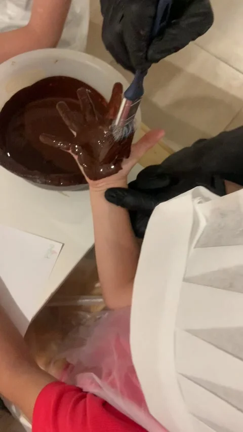 Boy and chocolate Stock Footage 234709971