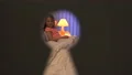The boy and a girl laying on the bed. evening night time, view through a keyhole 4k or 4k+ Resolution
