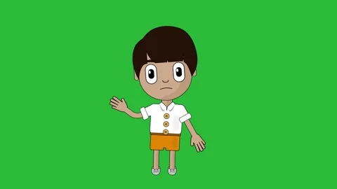 Boy Angry Animation Character Talking He... | Stock Video | Pond5