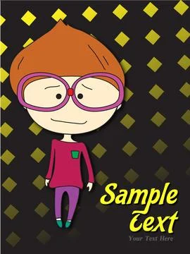 Boy announcement card. vector illustration Stock Illustration