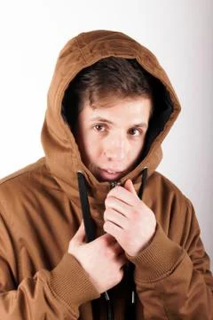 Boy with anorak Stock Photos
