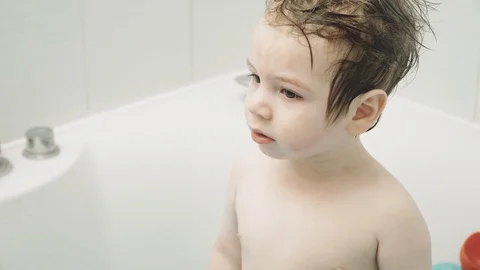 Boy asks for taking Stock Footage 129573144