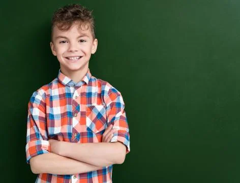 Boy back to school Stock Photos