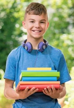 Boy back to school Stock Photos