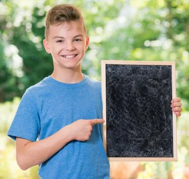 Boy back to school Stock Photos