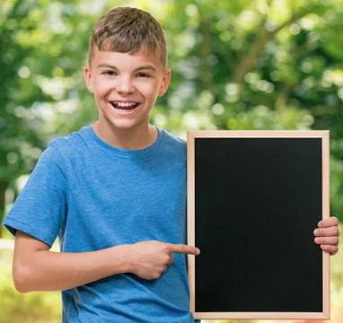 Boy back to school Stock-Fotos