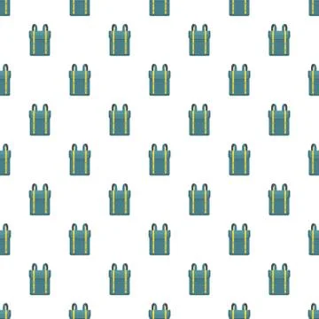 Boy backpack pattern seamless 스톡 일러스트