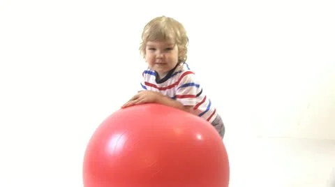 Boy with ball Видео 11114984