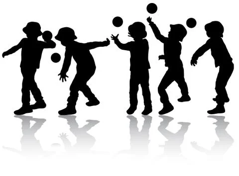 Boy with ball Stock-Illustration