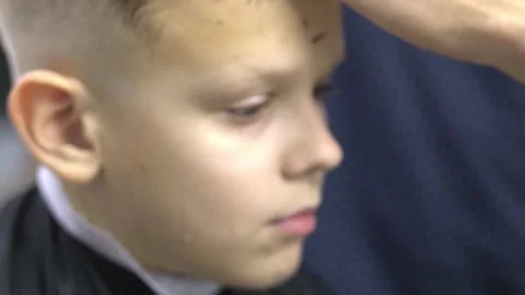 Boy in the barber shop 動画素材 149749663