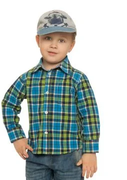 The boy in the baseball cap Stock Photos