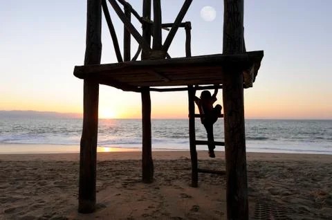Boy Beach Stock Photos