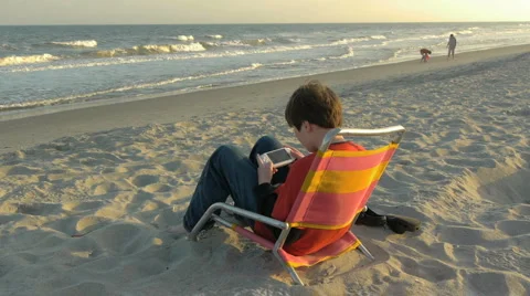 Boy Beach PSP 01 Video stock 2104345