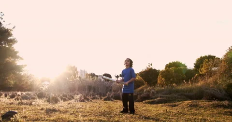 Boy cannot hit the  ball with the rag bat Video stock 144031515