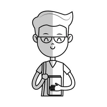 Boy cartoon icon Stock Illustration