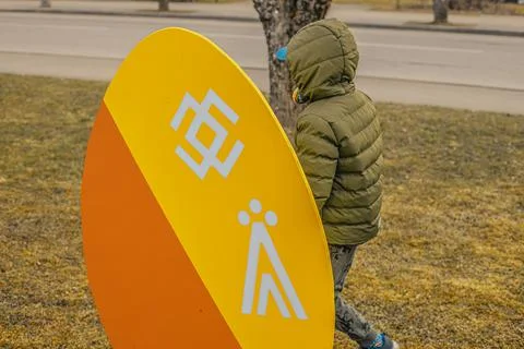 The boy is celebrating Easter night. Stock Photos