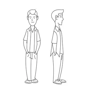 Boy Character Stock Illustration