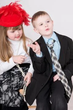 Boy with cigarette Stock Photos
